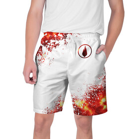 Мужские шорты 3D Thousand Foot Krutch: в Ухте,  полиэстер 100% | прямой крой, два кармана без застежек по бокам. Мягкая трикотажная резинка на поясе, внутри которой широкие завязки. Длина чуть выше колен | music | rock | tfk | thousand foot krutch | trevor mcnevan | альтернативный метал | альтернативный рок | музыка | ню метал | постгранж | рок | рэп метал | рэп рок | тревор макнивен