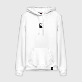 Женская толстовка хлопок с принтом ФЕНШУЙ в Ухте, френч-терри, мягкий теплый начес внутри (100% хлопок) | карман-кенгуру, эластичные манжеты и нижняя кромка, капюшон с подкладом и шнурком | fensh | знак | зона | зоны | изотерика | инь | инь янь | картинка | круг | мистика | правило | фен | фен шуй | фэн | фэн шуй | шуй | эмблема | янь