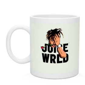 Кружка с принтом Juice WRLD. в Ухте, керамика | объем — 330 мл, диаметр — 80 мм. Принт наносится на бока кружки, можно сделать два разных изображения | eminem | godzilla | juice wrld | rap | американский рэпер | годзила | зарубежный реп | маршалл брюс мэтерс | музыка | реп | рэпер | эминем