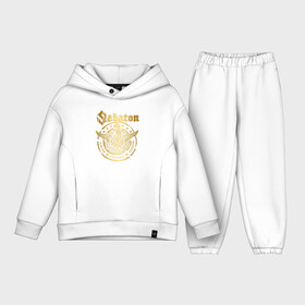 Детский костюм хлопок Oversize с принтом SABATON LOGO | САБАТОН ЛОГО (Z) в Ухте,  |  | sabaton | даниель муллбак | йоаким броден | крис рёланд | оскар монтелиус | пэр сундстрём | рикард сунден | сабатон | тоббе энглунд | томми юханссон | ханнес ван дал