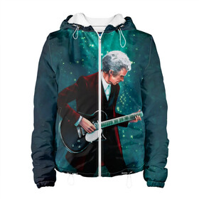 Женская куртка 3D РОК: в Ухте, ткань верха — 100% полиэстер, подклад — флис | прямой крой, подол и капюшон оформлены резинкой с фиксаторами, два кармана без застежек по бокам, один большой потайной карман на груди. Карман на груди застегивается на липучку | david tennant | doctor who | jodie whittaker | matt smith | space | tardis | time | время | девид теннант | джоди уиттакер | доктор | доктор кто | космос | мэтт смит | тардис