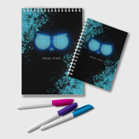 Блокнот с принтом BRAWL STARS 8-BIT в Ухте, 100% бумага | 48 листов, плотность листов — 60 г/м2, плотность картонной обложки — 250 г/м2. Листы скреплены удобной пружинной спиралью. Цвет линий — светло-серый
 | bibi | brawl | brawl stars | crow | leon | max | sally | shark | stars | акула | биби | бравл | бравл старс | браво старс | игра | компьютерная | кров | леон | леон акула | старс | шарк