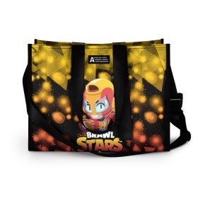 Сумка-шоппер 3D с принтом Brawl stars leon max. в Ухте, 100% полиэстер | застегивается на металлическую кнопку; внутренний карман застегивается на молнию. Стенки укреплены специальным мягким материалом, чтобы защитить содержимое от несильных ударов
 | bea | bib | brawl stars | crow | el brown | leon | max | nita | sally leon | shark | акула | биа | биби | бравл старс | ворон | игра | леон | макс | нита | оборотень | салли леон | сэлли леон | шарк | эл браун