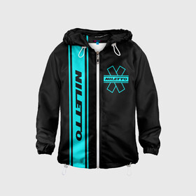 Детская ветровка 3D с принтом NILETTO. в Ухте, 100% полиэстер | подол и капюшон оформлены резинкой с фиксаторами, по бокам два кармана без застежек, один потайной карман на груди | niletto | rap | данила прытков | любимка | музыка | нилетто | певец | реп