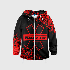 Детская ветровка 3D с принтом NILETTO. в Ухте, 100% полиэстер | подол и капюшон оформлены резинкой с фиксаторами, по бокам два кармана без застежек, один потайной карман на груди | niletto | rap | данила прытков | любимка | музыка | нилетто | певец | реп