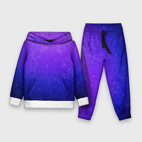 Детский костюм 3D (с толстовкой) с принтом Звёздное небо в Ухте,  |  | вселенная | звезды | космос | модная | небо | стильная