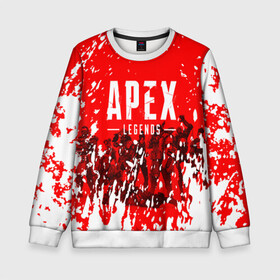 Детский свитшот 3D с принтом APEX LEGENDS в Ухте, 100% полиэстер | свободная посадка, прямой крой, мягкая тканевая резинка на рукавах и понизу свитшота | apex | apex legends | апекс легенда | апекс легендс | апекс легендс игра. | легендс игра