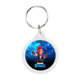Брелок круглый с принтом Brawl Stars Colt (Кольт) в Ухте, пластик и полированная сталь | круглая форма, металлическое крепление в виде кольца | brawl | brawl stars | brawlstars | brawlstarsmemes | brawl_stars | clashofclans | clashroyale | colt | plp | supercell | бравл | бравлстарс | кольт