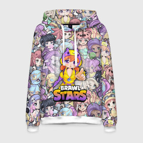Мужская толстовка 3D с принтом BrawlStars Girls (Oko) в Ухте, 100% полиэстер | двухслойный капюшон со шнурком для регулировки, мягкие манжеты на рукавах и по низу толстовки, спереди карман-кенгуру с мягким внутренним слоем. | 8 | bea | bit | brawl | brawlstars | bs | girls | oko | stars | virus | беа | бит | бравл | бравлеры | бравлстарс | бравлы | браво | бровл | броул | броулбол | бс | вирус | герои | девочки | игра | мультик | образ | око | персонаж | пчела 