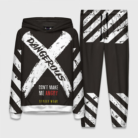 Женский костюм 3D (с толстовкой) Dangerous Angry: в Ухте,  |  | fashion | hypebeast | off | off white | streetwear | virgil abloh | white | вайт | итальянский | мода | офф | офф вайт | стаил | стритвир | уличный | урбан