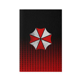 Обложка для паспорта матовая кожа с принтом Umbrella в Ухте, натуральная матовая кожа | размер 19,3 х 13,7 см; прозрачные пластиковые крепления | biohazard | corporation | nemesis | resident evil | umbrella | virus | амбрела | амбрелла | биологическая угроза | вирус | зонт | обитель зла | резидент ивл