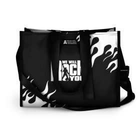 Сумка-шоппер 3D QUEEN.: в Ухте, 100% полиэстер | застегивается на металлическую кнопку; внутренний карман застегивается на молнию. Стенки укреплены специальным мягким материалом, чтобы защитить содержимое от несильных ударов
 | queen | квин | мистер робот | музыка | рами малек | рок | фредди меркьюри