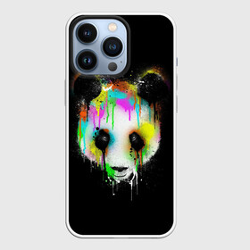 Чехол для iPhone 13 Pro с принтом ПАНДА В КРАСКЕ | PANDA IN PAINT в Ухте,  |  | panda | животные | краска | медведь | милая | няшная | панда | прикольная | смешно | юмор