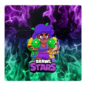 Магнитный плакат 3Х3 с принтом BRAWL STARS ROSA в Ухте, Полимерный материал с магнитным слоем | 9 деталей размером 9*9 см | Тематика изображения на принте: bea | brawl stars | brawl stars rosa | brawler | leon | rosa | беа | бравл старз | бравлер | игры | леон | роза