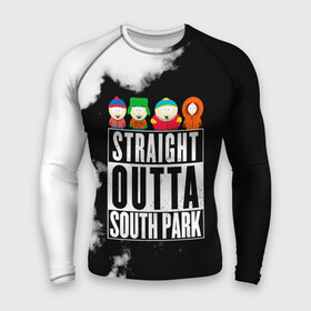 Мужской рашгард 3D с принтом Прямо из Южного Парка в Ухте,  |  | south park | sp | батерс | баттерс | венди | гарисон | жирный | кайл  брофловски | картман | кеннет | кенни | крейг | маки | макки | маккормик | марш | мистер | мультфильм | полотенчик | ренди | стэн | стэнли