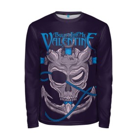 Мужской лонгслив 3D с принтом Bullet For My Valentine в Ухте, 100% полиэстер | длинные рукава, круглый вырез горловины, полуприлегающий силуэт | bullet | for | metalcore | my | rock | scream aim fire | tears | valentine | vevo | британская | группа | джейми матиас | джейсон джеймс | металу | мэттью так | ню