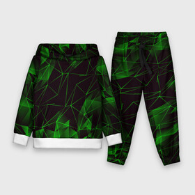 Детский костюм 3D (с толстовкой) GREEN STRIPES | ЗЕЛЕНАЯ ГЕОМЕТРИЯ: в Ухте,  |  | abstraction | geometry | hexagon | neon | paints | stripes | texture | triangle | абстракция | брызги | геометрия | краски | неон | неоновый | соты | текстура