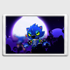 Магнит 45*70 с принтом BRAWL STARS в Ухте, Пластик | Размер: 78*52 мм; Размер печати: 70*45 | Тематика изображения на принте: 8 bit | barley | brawl stars | brock | bull | colt | crow | dynamike | frank | jessie | leon | nita | барли | бравл старс | брок | булл | ворон | джесси | динамайк | кольт | леон | фрэнк