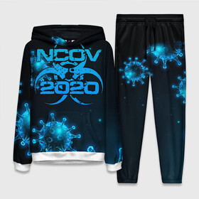 Женский костюм 3D (с толстовкой) 2020 nCoV Коронавирус: в Ухте,  |  | 2019 ncov | covid 19 | pandemic | philippines | вирус | вспышка | китай | корона вирус | коронавирус | ухань | уханьский | эпидемия
