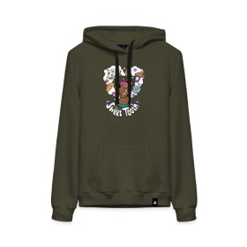 Женская толстовка с принтом Sweet Tooth в Ухте, френч-терри, мягкий теплый начес внутри (100% хлопок) | карман-кенгуру, эластичные манжеты и нижняя кромка, капюшон с подкладом и шнурком | scooby doo | vdosadir | скуберт фон дуенхеймер | скуби ду | уильям ханна