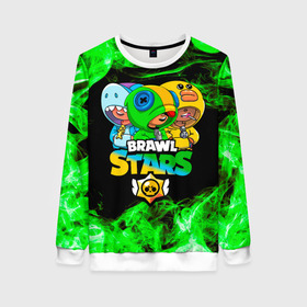 Женский свитшот 3D Brawl Stars Leon Trio: в Ухте, 100% полиэстер с мягким внутренним слоем | круглый вырез горловины, мягкая резинка на манжетах и поясе, свободная посадка по фигуре | brawl stars | brawl stars leon | leon | leon green | leon sally | leon shark | бравл старс | леон | леон акула | леон огонь | леон салли | леон старс