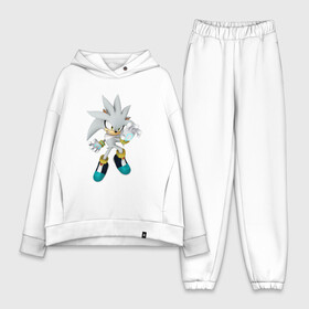 Женский костюм хлопок Oversize с принтом SONIC в Ухте,  |  | amy rose | blaze the cat | hedgehog | sega | silver | sonic | доктор эггман | ёж соник | ехидна наклз | кошка блейз | метал соник | сега | сильвер | соник