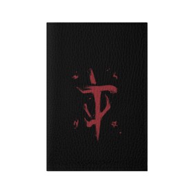 Обложка для паспорта матовая кожа с принтом Doom. Mark of the Doom Slayer в Ухте, натуральная матовая кожа | размер 19,3 х 13,7 см; прозрачные пластиковые крепления | Тематика изображения на принте: aerospace | corporation | doom | doomguy | eternal | mars | shooter | slayer | uac | union | дум | корпорация | марс | объединённая | палач | рока | солдат | шутер