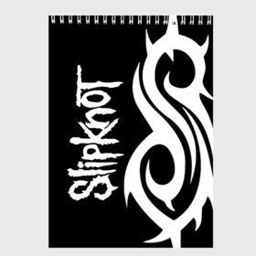 Скетчбук с принтом Slipknot (6) в Ухте, 100% бумага
 | 48 листов, плотность листов — 100 г/м2, плотность картонной обложки — 250 г/м2. Листы скреплены сверху удобной пружинной спиралью | devil | metal | music | rock | satana | slipknot | дьявол | метал | музыка | рок | сатана | слипкнот