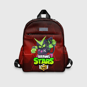 Детский рюкзак 3D с принтом BRAWL STARS VIRUS 8 BIT в Ухте, 100% полиэстер | лямки с регулируемой длиной, сверху петелька, чтобы рюкзак можно было повесить на вешалку. Основное отделение закрывается на молнию, как и внешний карман. Внутри дополнительный карман. По бокам два дополнительных кармашка | Тематика изображения на принте: 8 bit | 8 бит | bibi | brawl stars | crow | el brown | leon | leon shark | max | mr.p | sally leon | shark | stars | virus | werewolf | акула | биби | вирус | ворон | леон | оборотень | пингвин