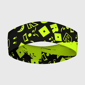 Повязка на голову 3D с принтом Roblox в Ухте,  |  | Тематика изображения на принте: dynablocks | for kids | funny | roblox | robux | roleplay | белый | блоки | вселенная | герои | красный | кубики | роблокс | симулятор