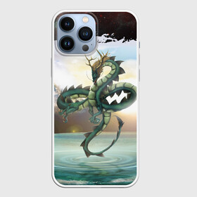 Чехол для iPhone 13 Pro Max с принтом Дракон | Dragon в Ухте,  |  | Тематика изображения на принте: dragon | monster | драго | дракон | космический дракон | монстр | огнедыщащий | прикольная картинка | чудовище | японский дракон | ящерица
