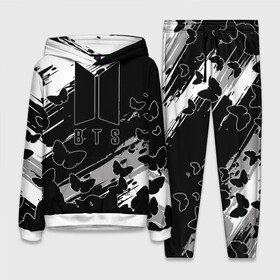 Женский костюм 3D (с толстовкой) с принтом BTS в Ухте,  |  | bangtan | bighit | boy | fake love | j hope | jimin | jin | jungkook | korea | kpop | live | luv | mic drop | rm | suga | v | with | бтс | кей | поп