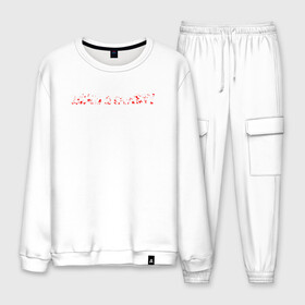 Мужской костюм хлопок с принтом Pharaoh в Ухте, 100% хлопок | на свитшоте круглая горловина, мягкая резинка по низу. Брюки заужены к низу, на них два вида карманов: два “обычных” по бокам и два объемных, с клапанами, расположенные ниже линии бедра. Брюки с мягкой трикотажной резинкой на поясе и по низу штанин. В поясе для дополнительного комфорта — широкие завязки | dead dynasty | hip hop | pharaoh | rap | голубин | мёртвая династия | реп | репер | рэп | фараон