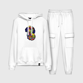 Женский костюм хлопок (с толстовкой) Берегись биглей: в Ухте,  |  | абстракция | бигль | сердце | собака