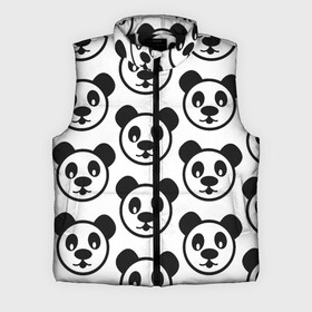 Мужской жилет утепленный 3D с принтом panda в Ухте,  |  | big picture | panda | голова | животные | звери | панда | прикольные картинки