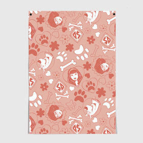 Постер Скуби-Ду: в Ухте, 100% бумага
 | бумага, плотность 150 мг. Матовая, но за счет высокого коэффициента гладкости имеет небольшой блеск и дает на свету блики, но в отличии от глянцевой бумаги не покрыта лаком | hanna barbera | scooby doo | vdsvar | warner bros. entertainment | велма | дафна | детективы | скуби ду