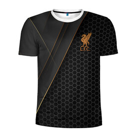 Мужская футболка 3D спортивная с принтом Liverpool F.C. в Ухте, 100% полиэстер с улучшенными характеристиками | приталенный силуэт, круглая горловина, широкие плечи, сужается к линии бедра | anfield | champions league | doelpunt | espn | league | lfc | liverpool fc | madrid | melwood | mo salah | premier | voetbal | ziggo | британский | клуб | ливерпуль | футбольный
