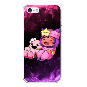 Чехол для iPhone 5/5S матовый Бравл Старс Сэнди: в Ухте, Силикон | Область печати: задняя сторона чехла, без боковых панелей | brawl stars | brawl stars sandy | legendary brawler | leon | leon shark | sandy | shark | stars | акула | бравл стар сэнди | леон акула | сенди | сэнди
