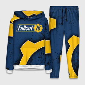 Женский костюм 3D (с толстовкой) с принтом FALLOUT_76. в Ухте,  |  | 101 | 111 | 13 | 76 | atom cats | bethesda | brotherhood of steel | fallout | nuka cola | tunnel snakes | vault | war | братство стали | война | убежище | фолаут | фоллаут | ядер кола