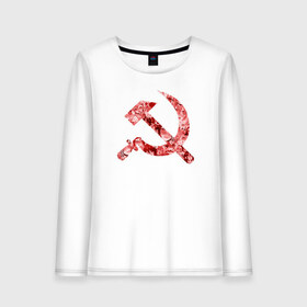 Женский лонгслив хлопок Ахегао СССР: в Ухте, 100% хлопок |  | аниме | ахегао | серп и молот | ссср | тян