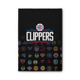 Обложка для автодокументов с принтом Los Angeles Clippers (2) в Ухте, натуральная кожа |  размер 19,9*13 см; внутри 4 больших “конверта” для документов и один маленький отдел — туда идеально встанут права | ball | basketball | clippers | sport | streetball | баскетбол | клипперс | мяч | нба | спорт | стритбол