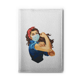 Обложка для автодокументов с принтом We Can Do It! в Ухте, натуральная кожа |  размер 19,9*13 см; внутри 4 больших “конверта” для документов и один маленький отдел — туда идеально встанут права | 2019 | biohazard | china | coronavirus | covid 19 | inc | medicine | ncov | ncov19 | ncov2019 | plague | survivor | virus | warning | вирус | китай | коронавирус | медик | медицина