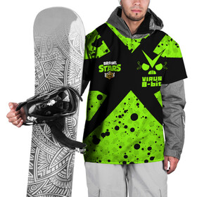 Накидка на куртку 3D с принтом Brawl Stars: VIRUS 8-BIT в Ухте, 100% полиэстер |  | Тематика изображения на принте: 8 bit | 8 бит | 8bit | brawl | crow | game | leon | sally | spike | stars | virus | бравл | вирус | ворон | игра | леон | салли | спайк | старз | старс