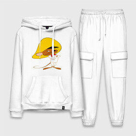 Мужской костюм хлопок с толстовкой с принтом Спиди Гонзалес в Ухте,  |  | Тематика изображения на принте: looney tunes | speedy gonzales | vdzabma | луни тюнз