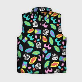 Женский жилет утепленный 3D с принтом Очень странные дела в Ухте,  |  | Тематика изображения на принте: 011 | eleven | season 3 | stranger things | stranger things season 3 | одиннадцать | очень странные дела | очень странные дела 3 | очень странные дела 3 сезон