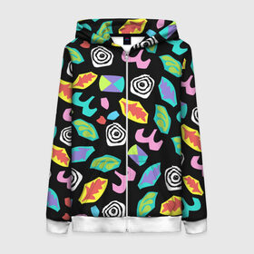 Женская толстовка 3D на молнии с принтом STRANGER THINGS в Ухте, 100% полиэстер | длина до линии бедра, манжеты и пояс оформлены мягкой тканевой резинкой, двухслойный капюшон со шнурком для регулировки, спереди молния, по бокам два кармана | 011 | eleven | season 3 | stranger things | stranger things season 3 | одиннадцать | очень странные дела | очень странные дела 3 | очень странные дела 3 сезон