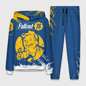 Женский костюм 3D (с толстовкой) с принтом FALLOUT_76. в Ухте,  |  | 101 | 111 | 13 | 76 | atom cats | bethesda | brotherhood of steel | fallout | nuka cola | tunnel snakes | vault | war | братство стали | война | убежище | фолаут | фоллаут | ядер кола
