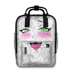 Женский рюкзак 3D Ахегао: в Ухте, 100% полиэстер | лямки с регулируемой длиной, сверху ручки, чтобы рюкзак нести как сумку. Основное отделение закрывается на молнию, как и внешний карман. Внутри два дополнительных кармана, один из которых закрывается на молнию. По бокам два дополнительных кармашка, куда поместится маленькая бутылочка
 | ahegao | ahegao face | anime | manga | аниме | аниме лицо | ахегао | ахегао лицо | ахигао | манга