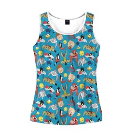 Женская майка 3D Looney Tunes: в Ухте, 100% полиэстер | круглая горловина, прямой силуэт, длина до линии бедра | bugs bunny | daffy duck | looney tunes | sylvester | tasmanian devil | taz | tweety | vdzabma | багз банни | даффи дак | луни тюнз | сильвестр | таз | тасманский дьяво | твити