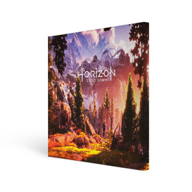 Холст квадратный с принтом Horizon Zero Dawn в Ухте, 100% ПВХ |  | aloy | antasy girl | art | artwork | digital art | fantasy | horizon | horizon: zero dawn | landscape | tallneck | warrior fantasy | weapon | zero dawn